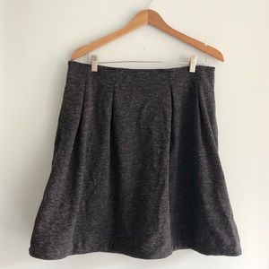 Lands End A-Line Skirt Black Marl Plus Petite 14P